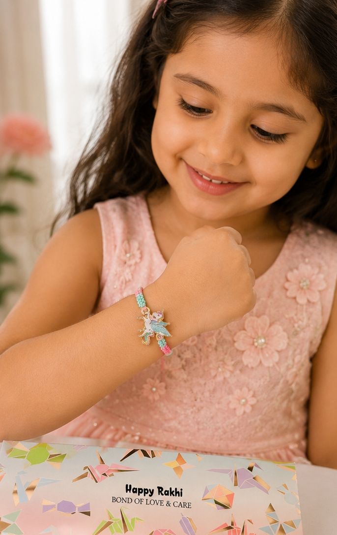 Hand Woven Kids Rakhi