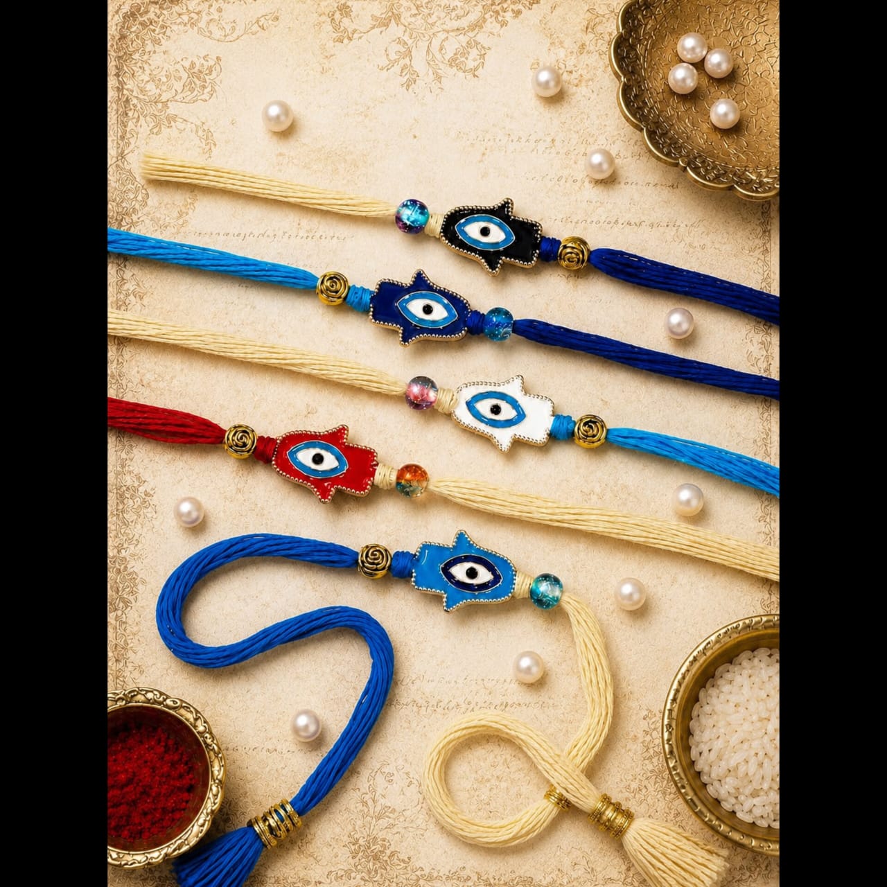 Evil Eye Tassel Rakhi