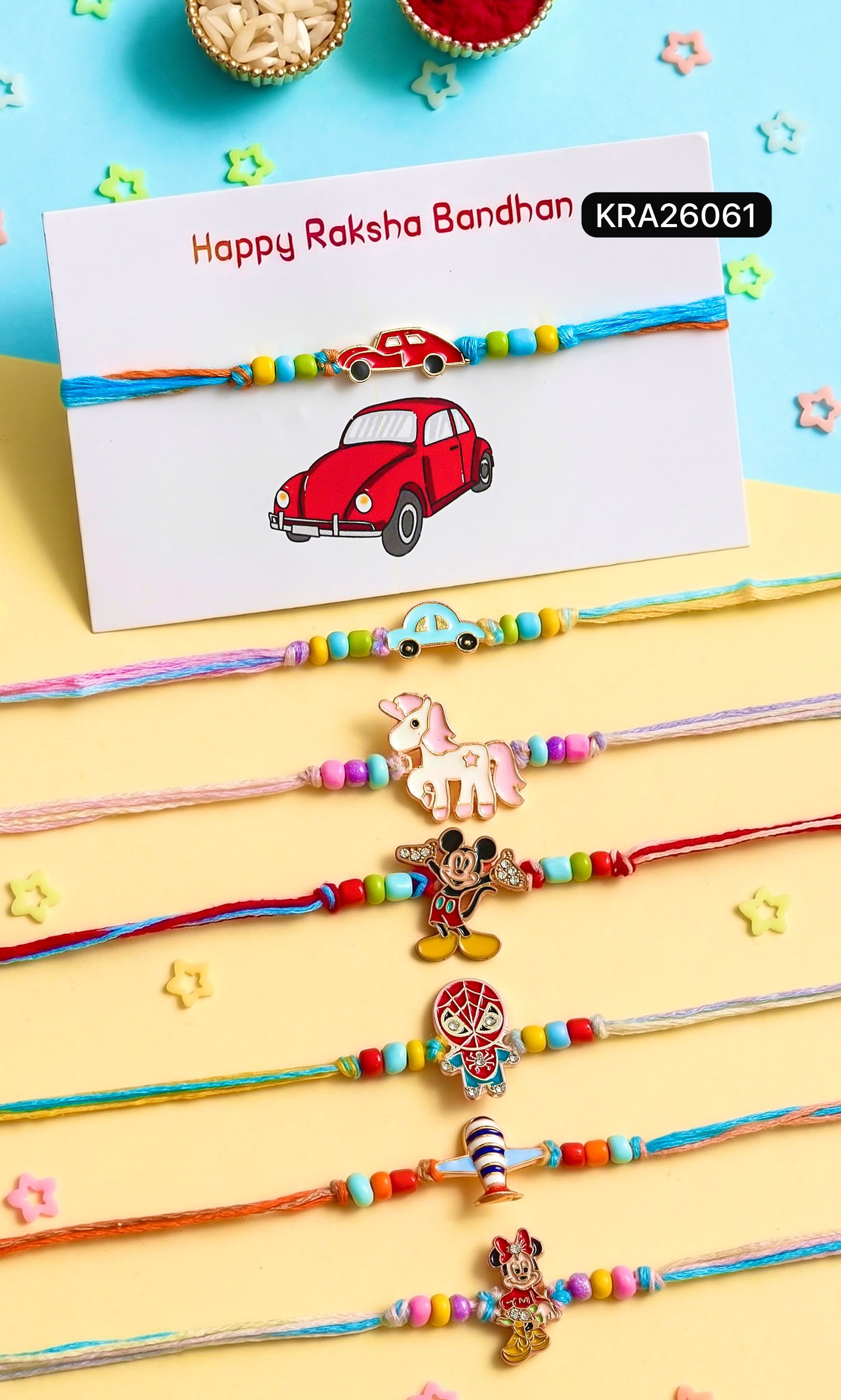 Kids Colorful Peppy Rakhi (KRA26061)