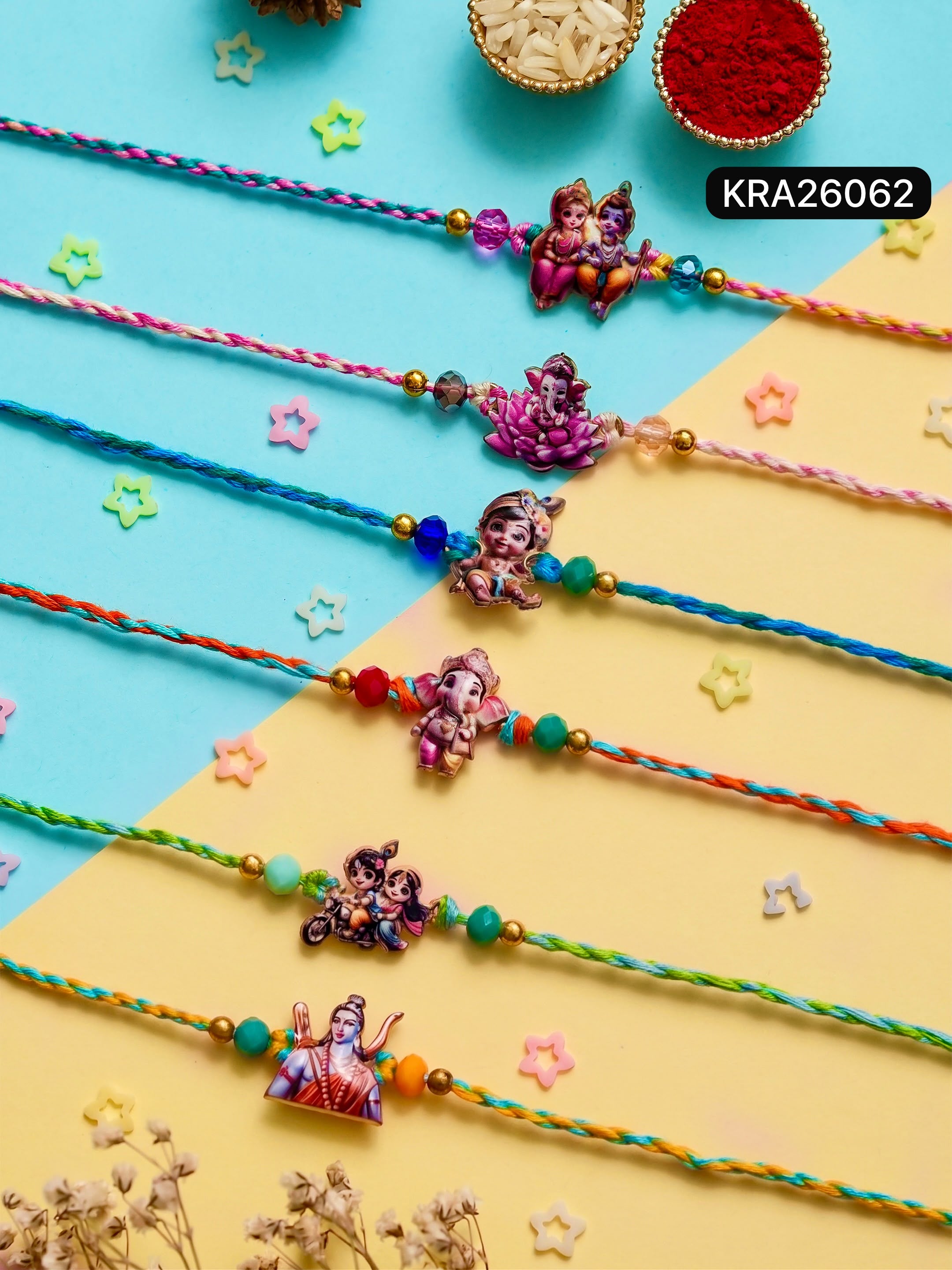 Gods Braided 3D Rakhi (KRA26062)