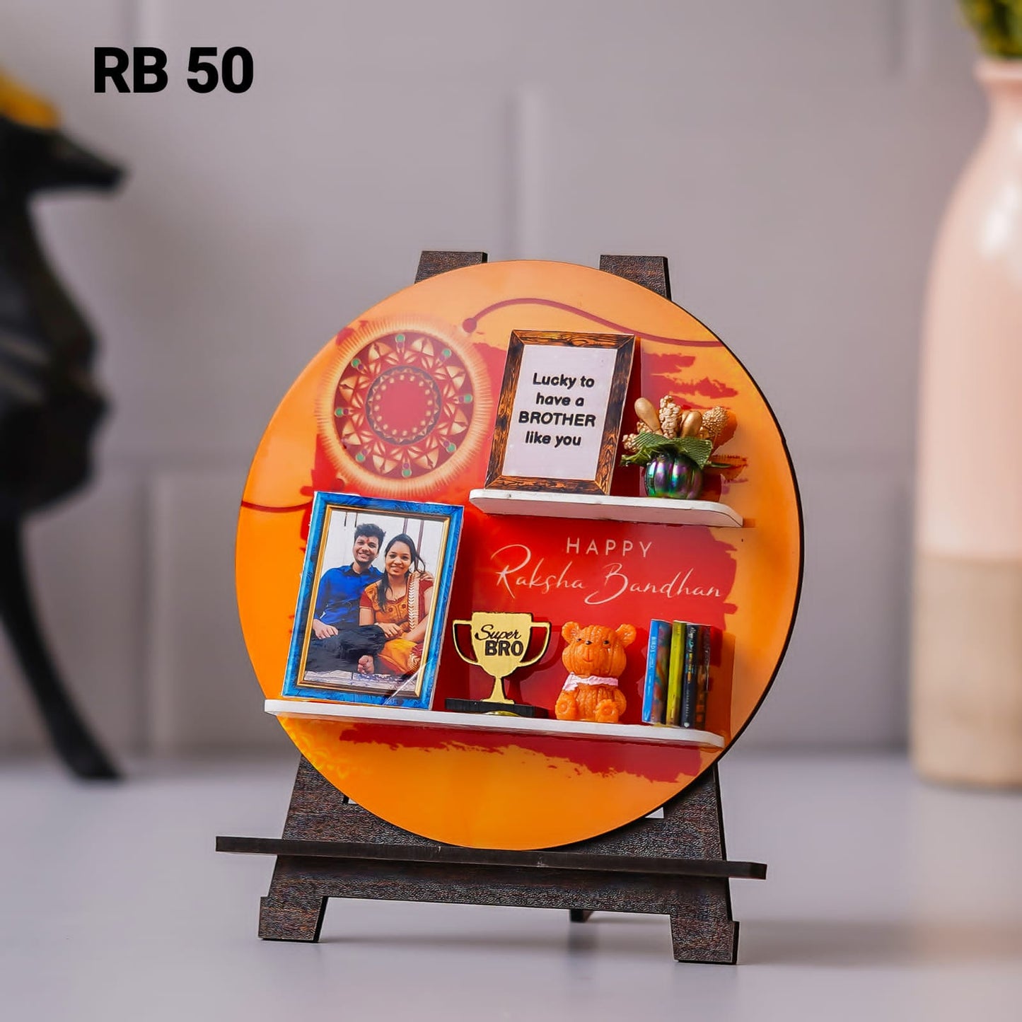 Rakhi Round Fridge Magnet