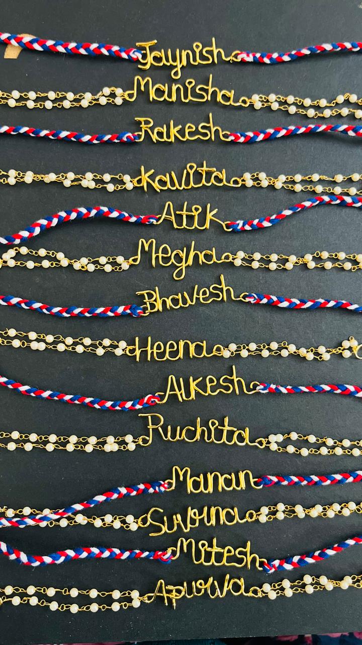 Bhaiya Bhabhi Wire Rakhi & Lumba Combo 1.0