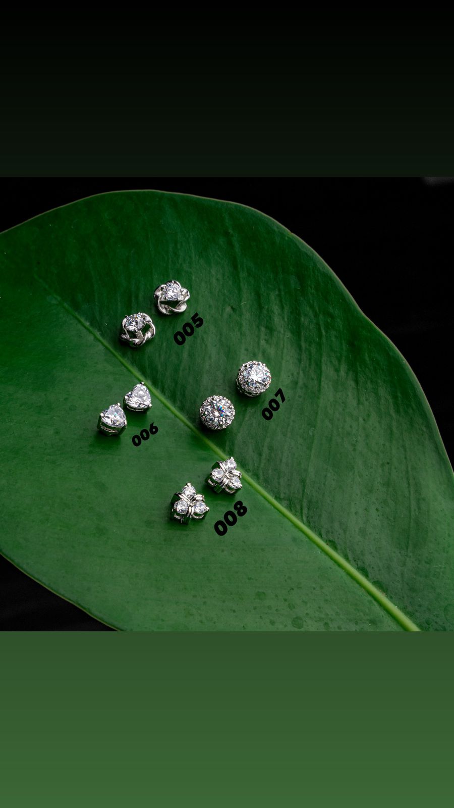 Pure Silver Stud Earrings