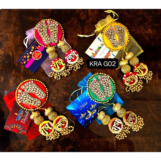 Laxmi Charan & Shubh Labh Potli Gift Hamper (KRA G02)