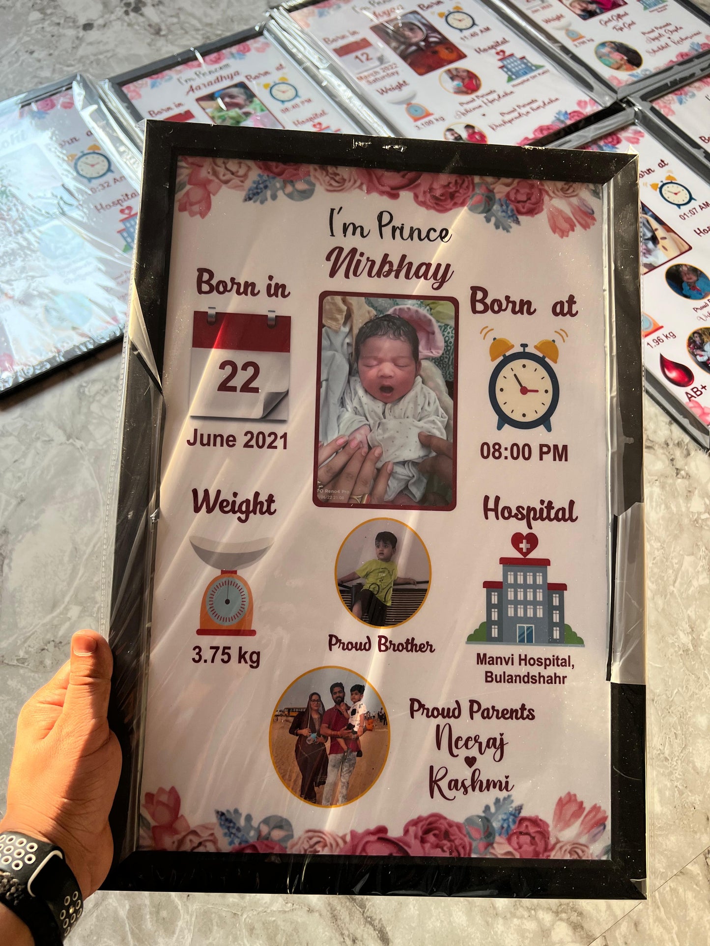 Baby Birth Frame