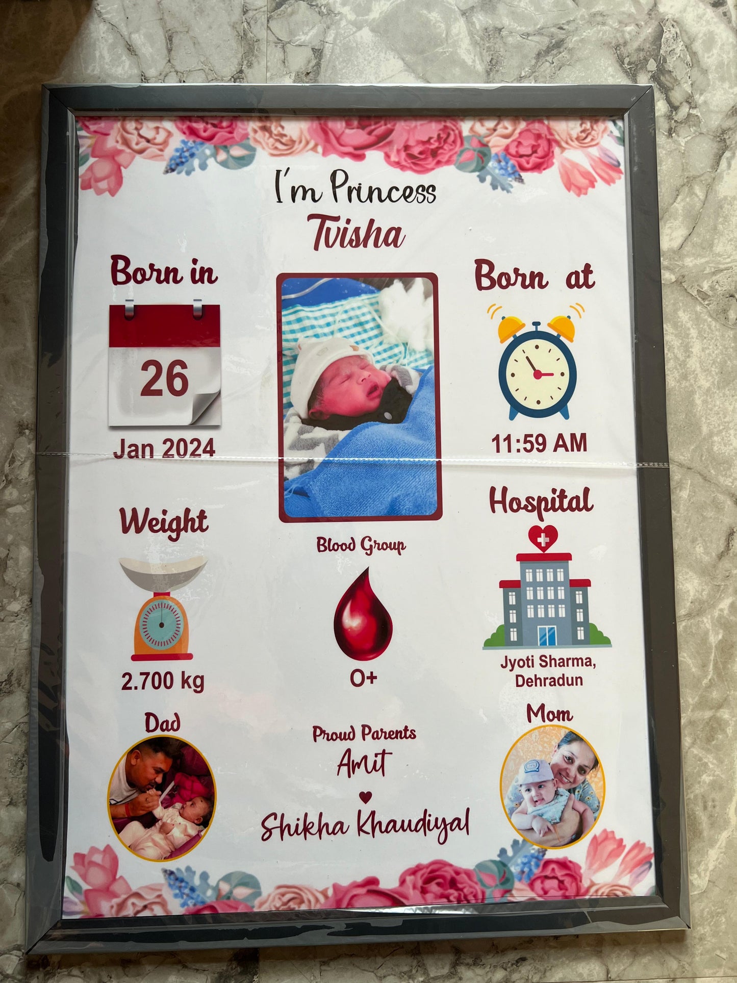 Baby Birth Frame