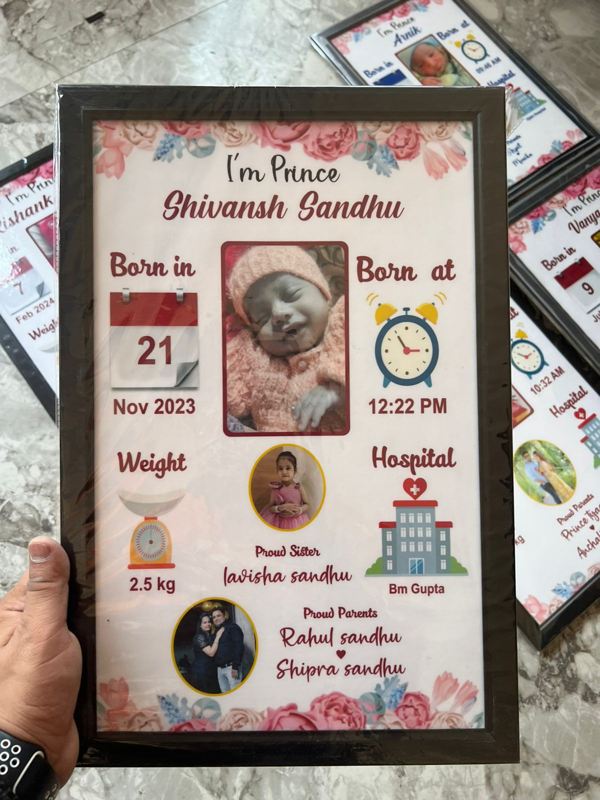 Baby Birth Frame