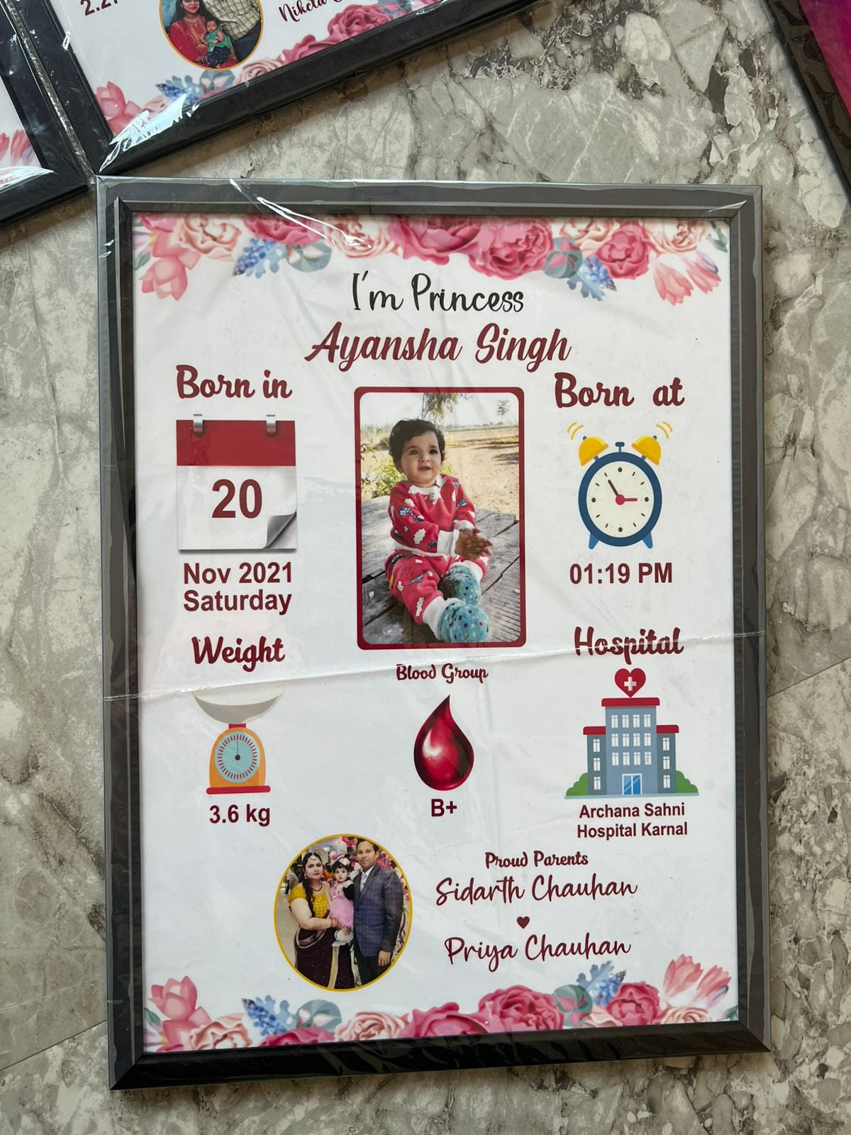 Baby Birth Frame