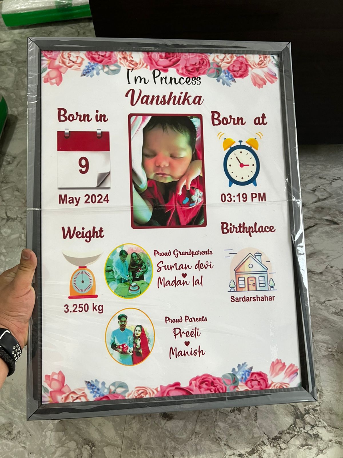 Baby Birth Frame