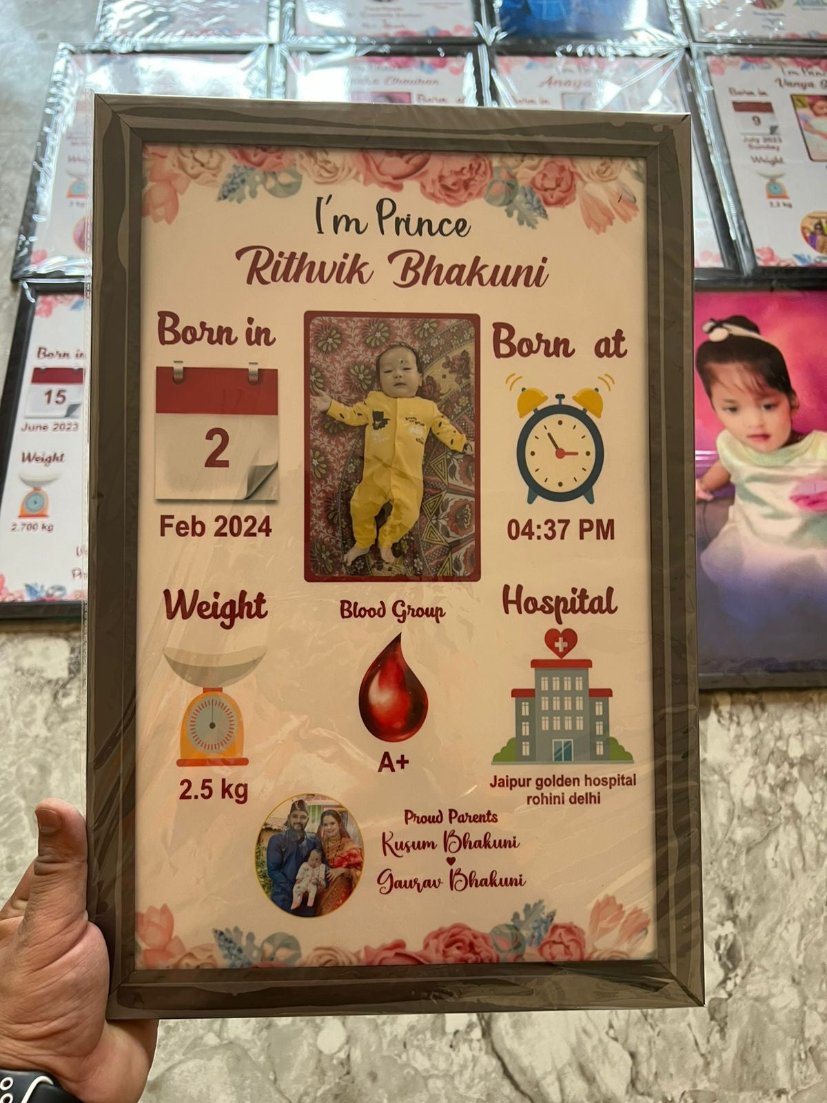 Baby Birth Frame