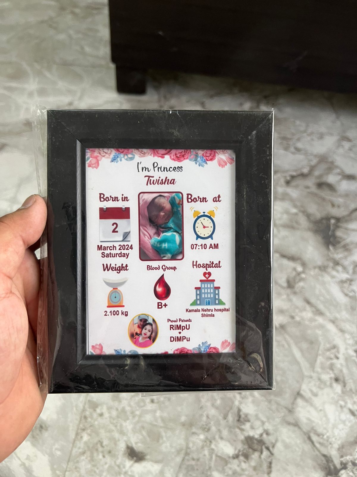 Baby Birth Frame