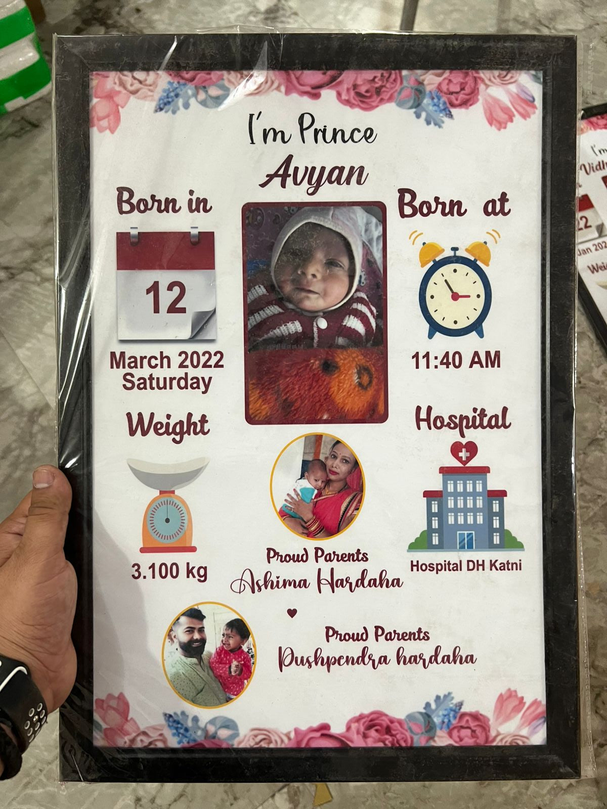 Baby Birth Frame