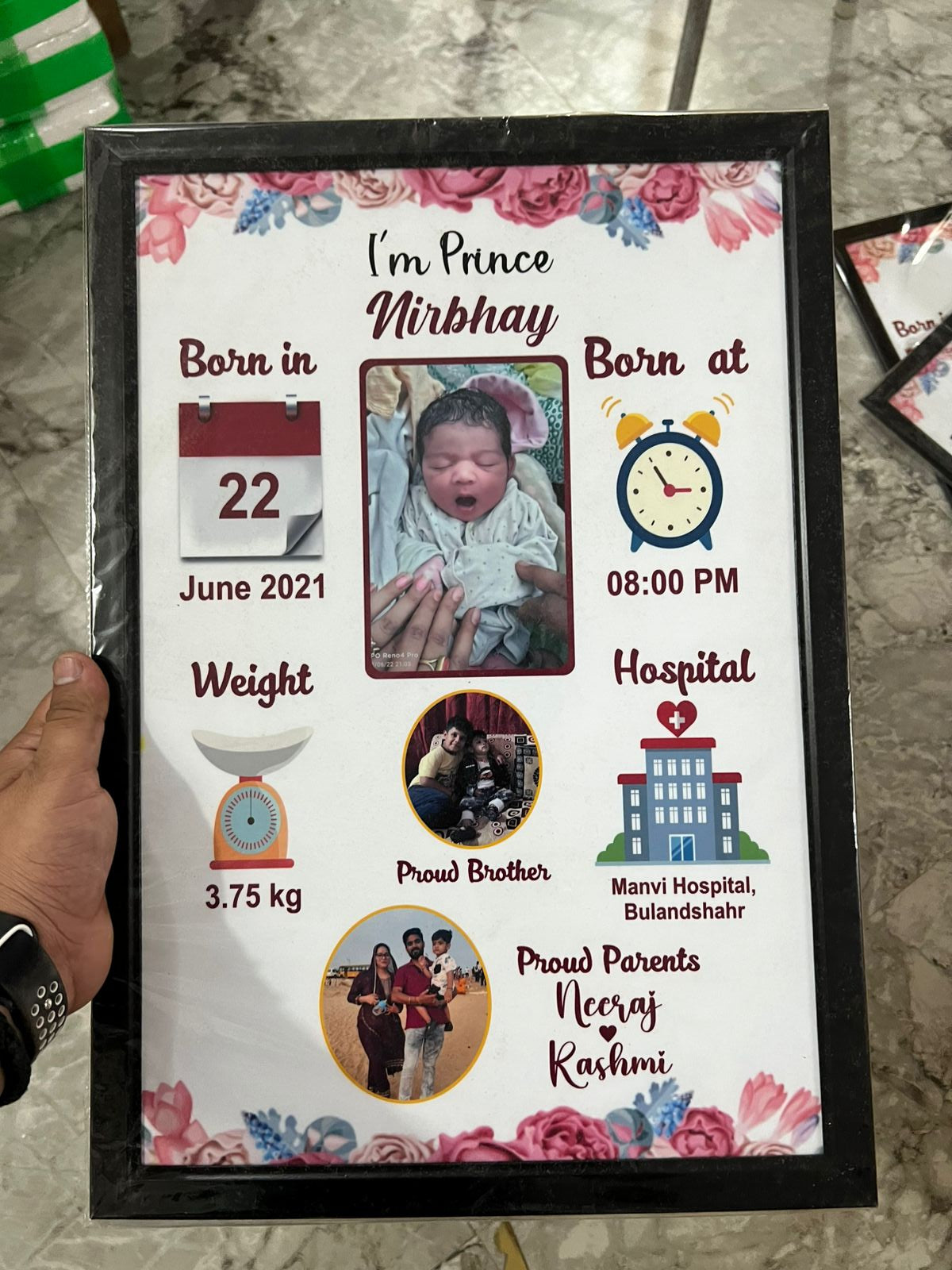 Baby Birth Frame