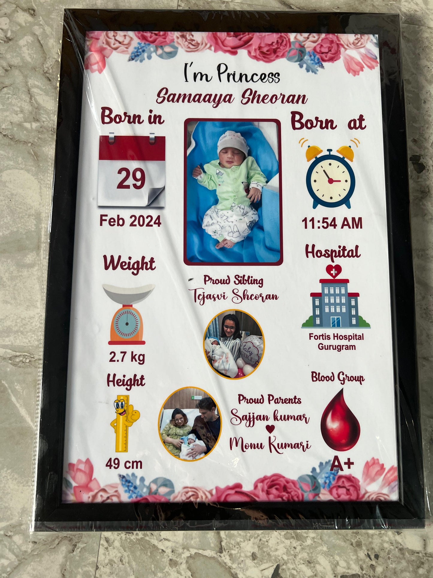 Baby Birth Frame