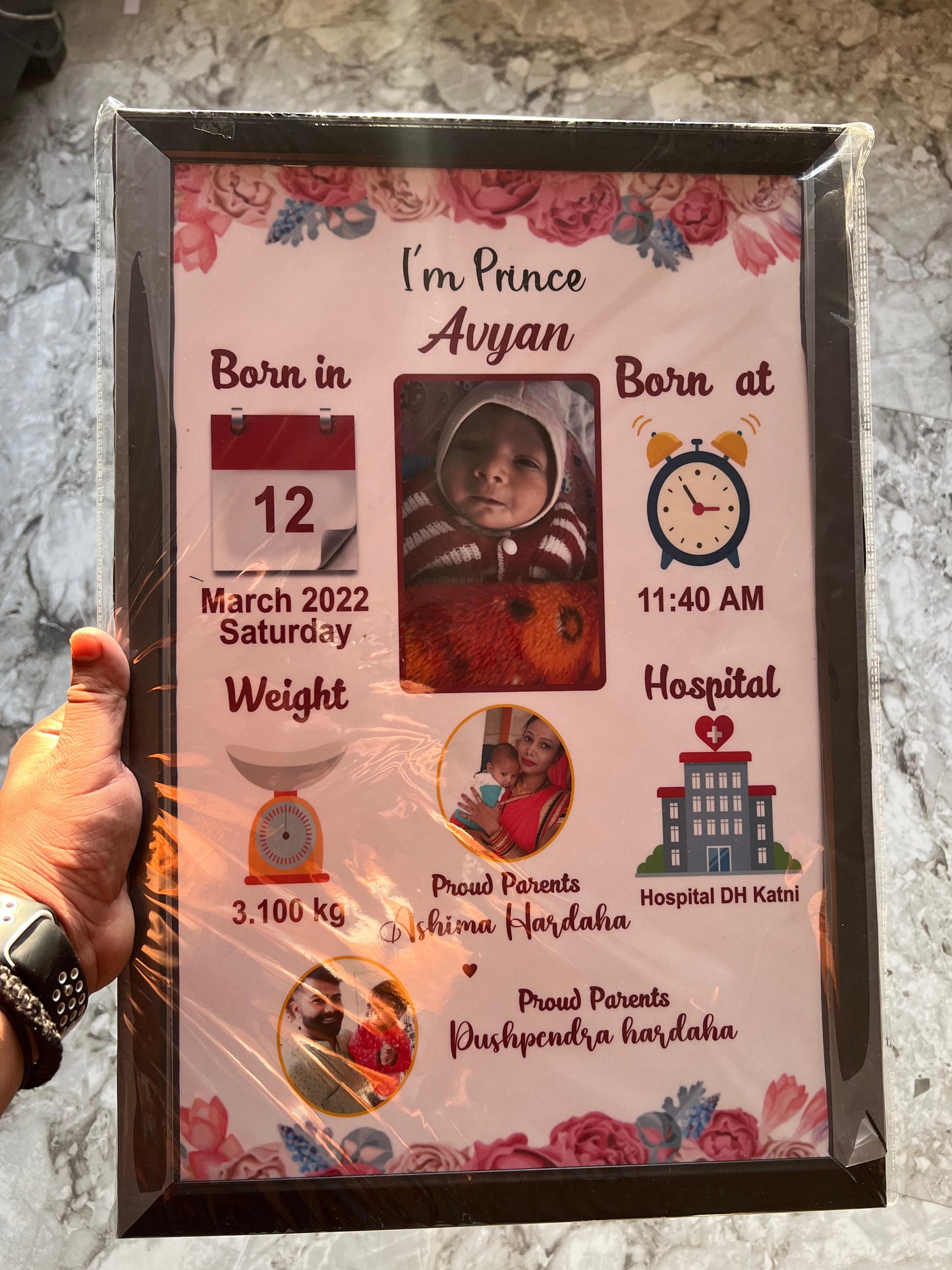 Baby Birth Frame