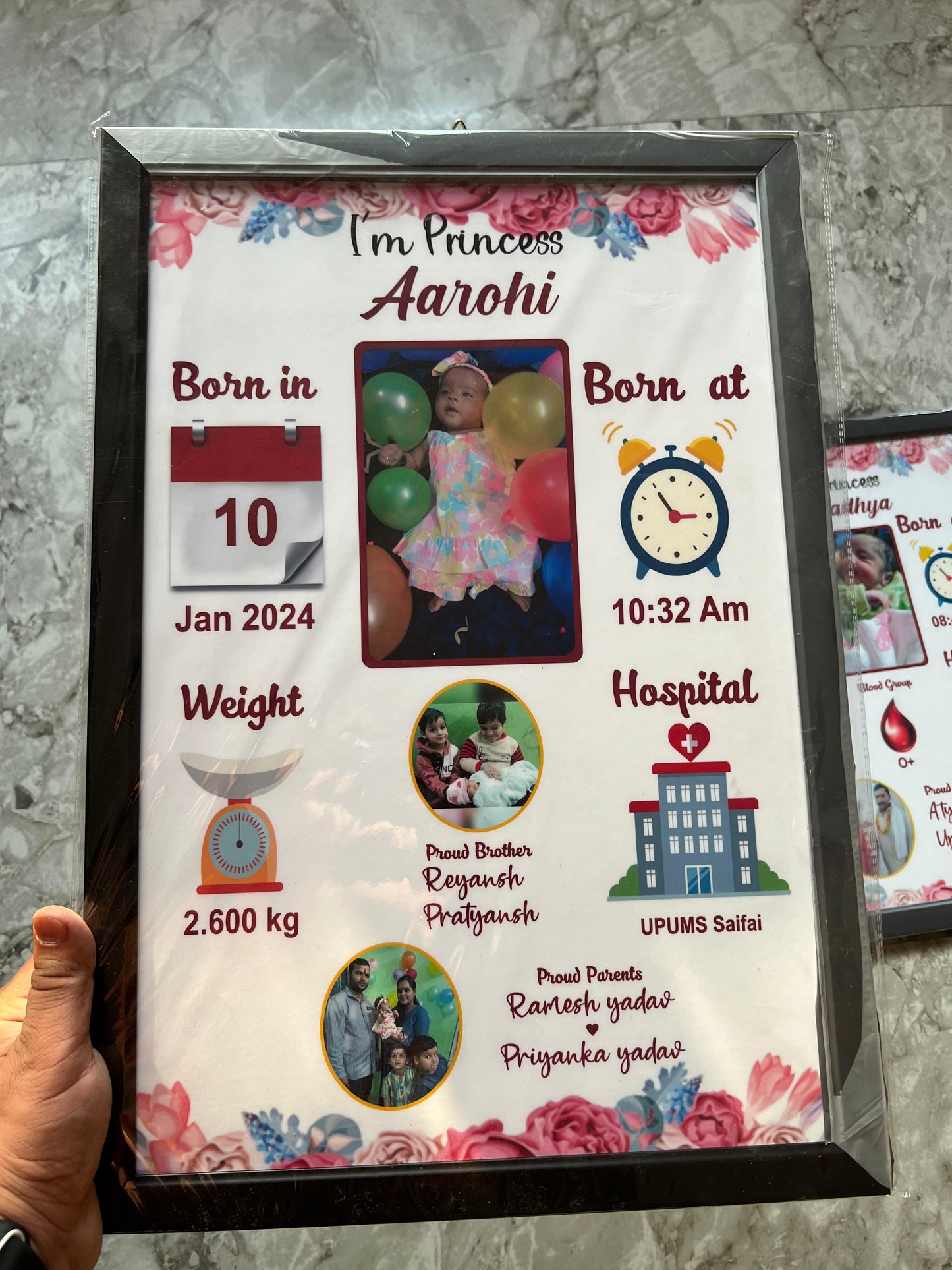 Baby Birth Frame