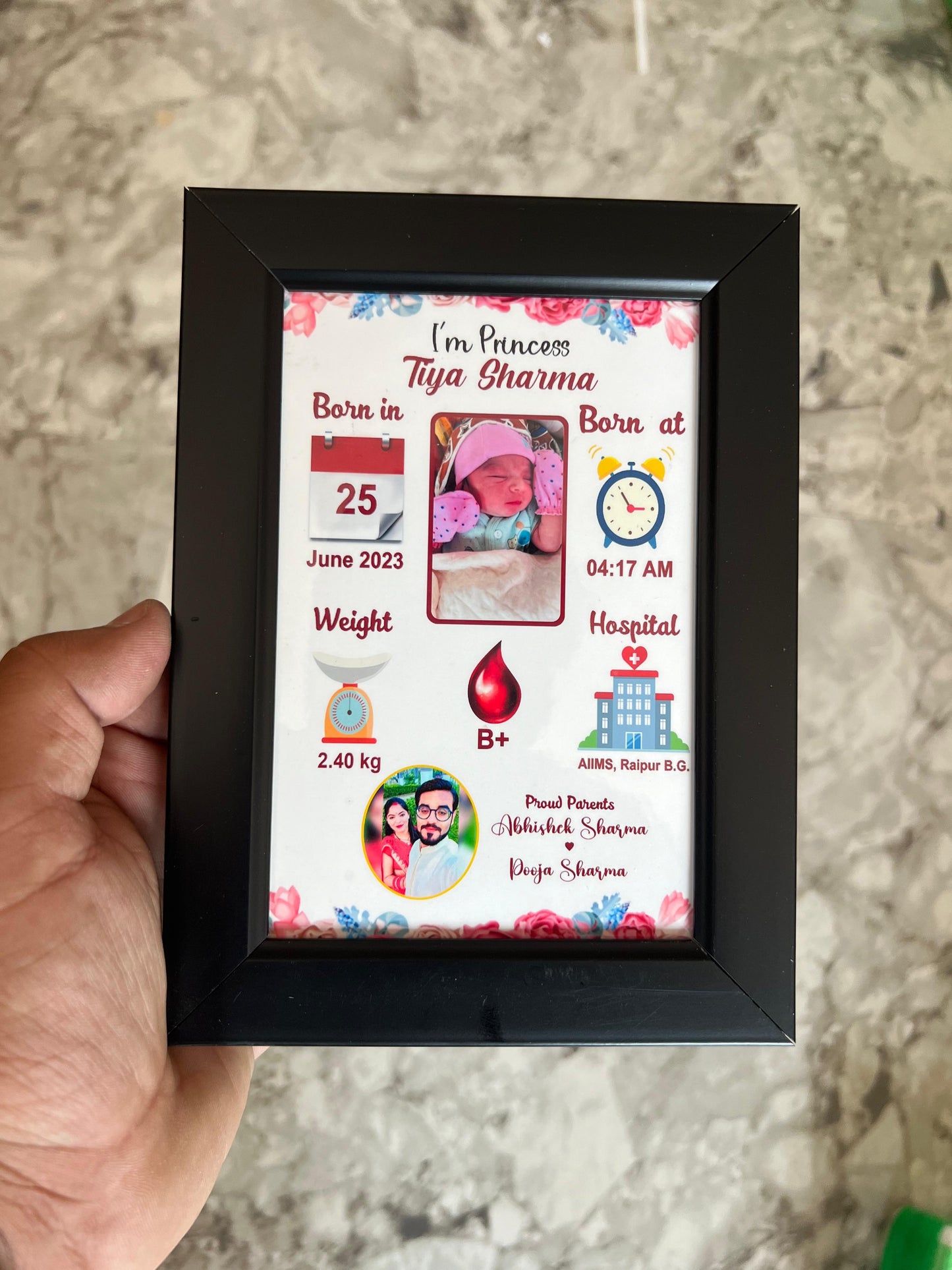 Baby Birth Frame