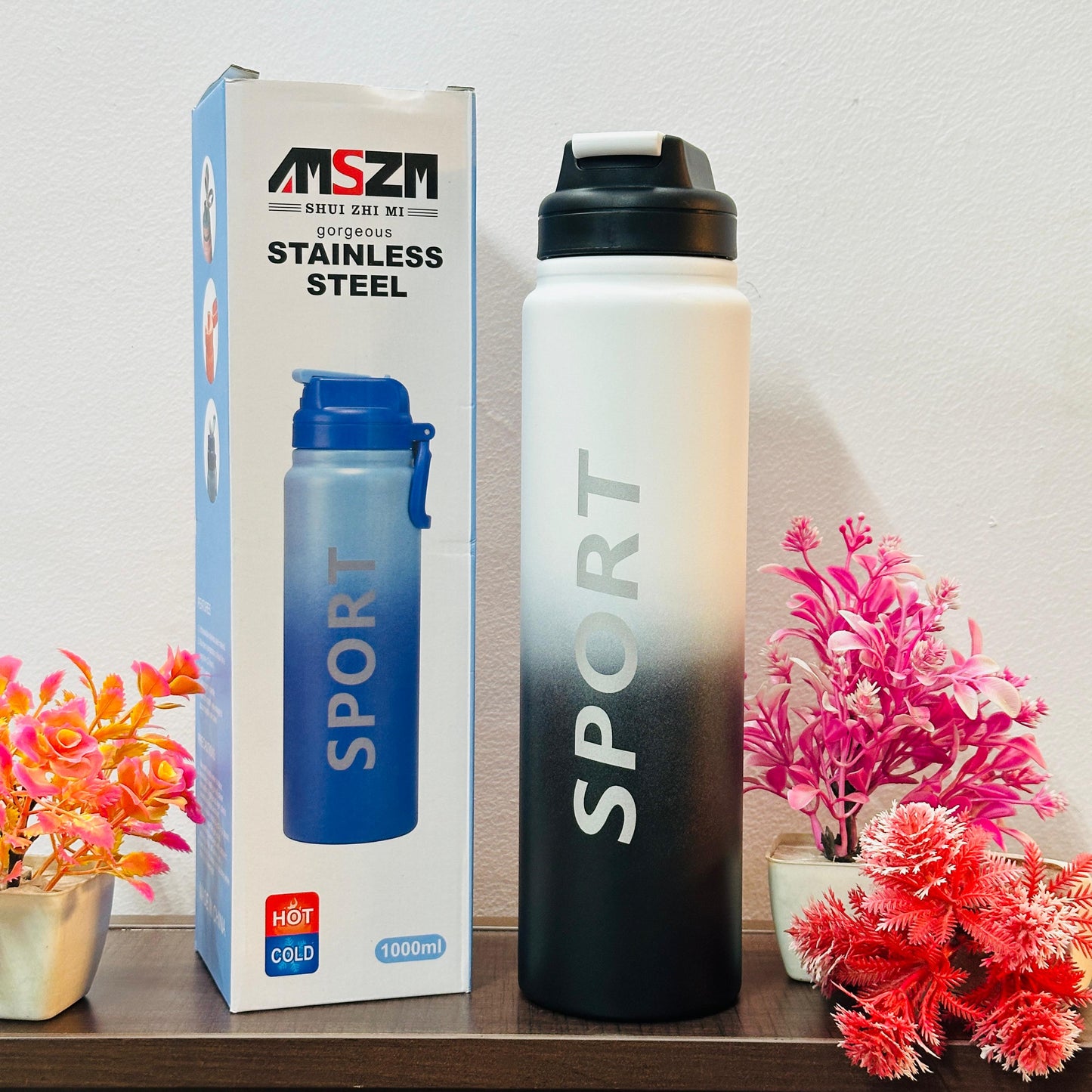 1000 ml Stainless Steel Sipper Bottle