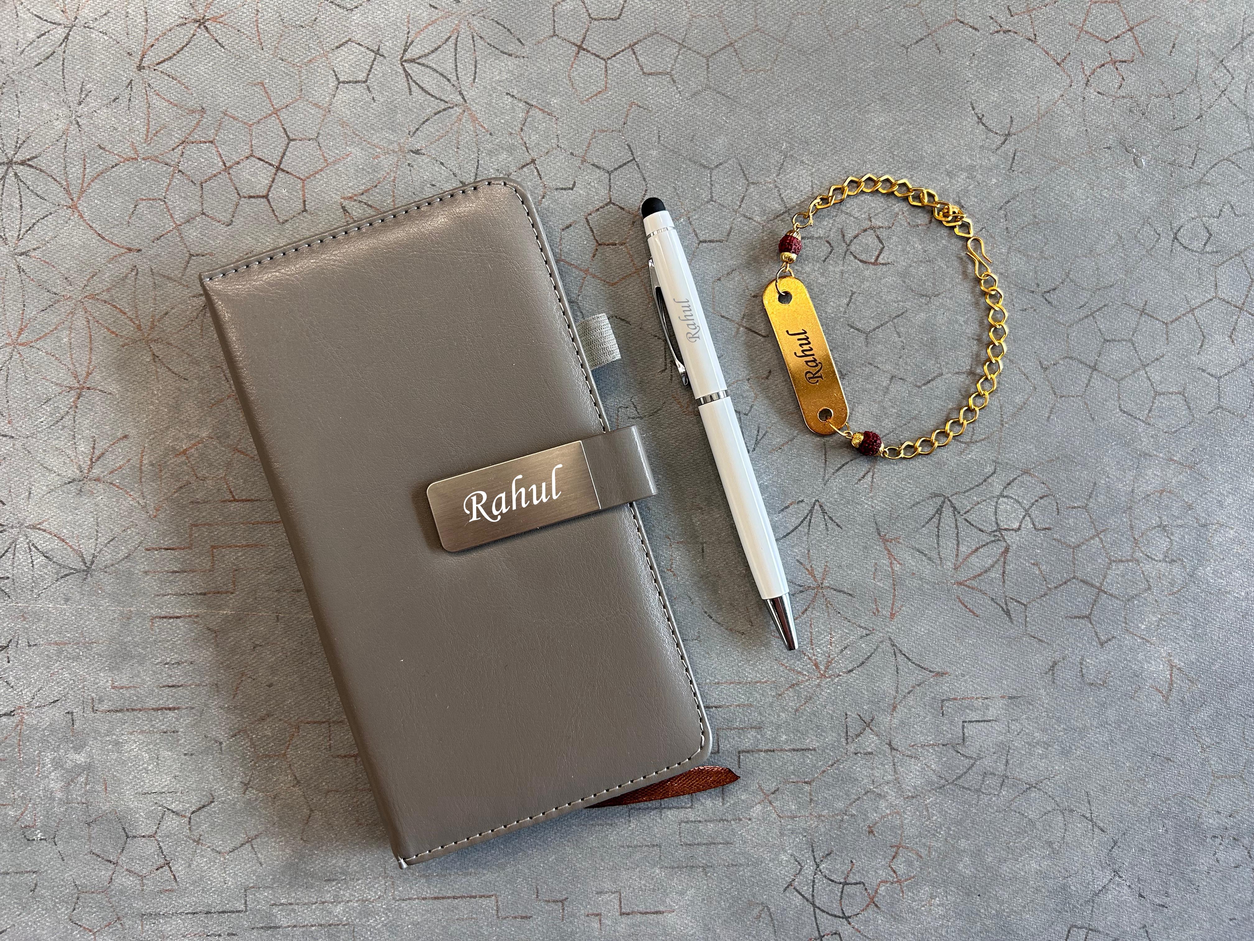 Pocket Diary, Stylus Pen & Rudraksh Rakhi 2.0