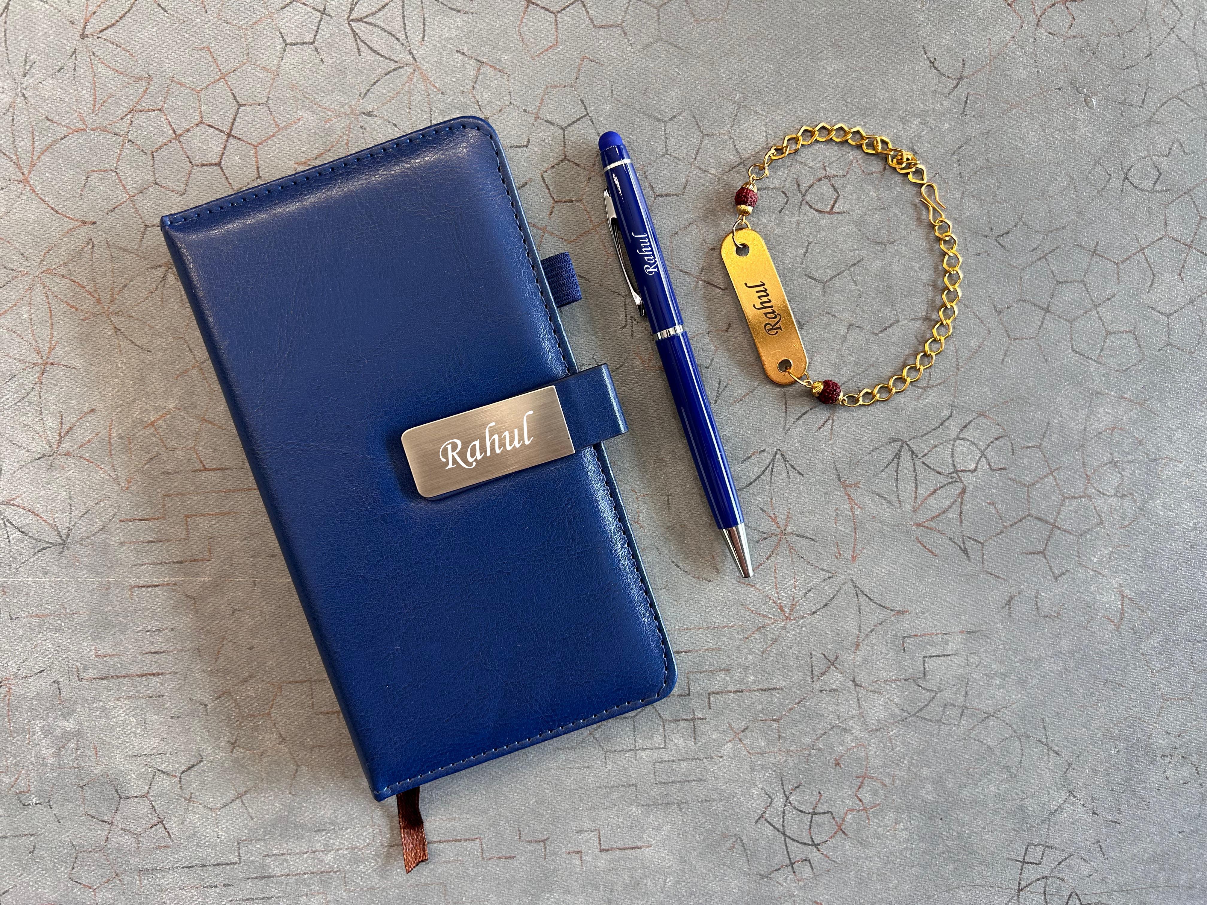 Pocket Diary, Stylus Pen & Rudraksh Rakhi 2.0