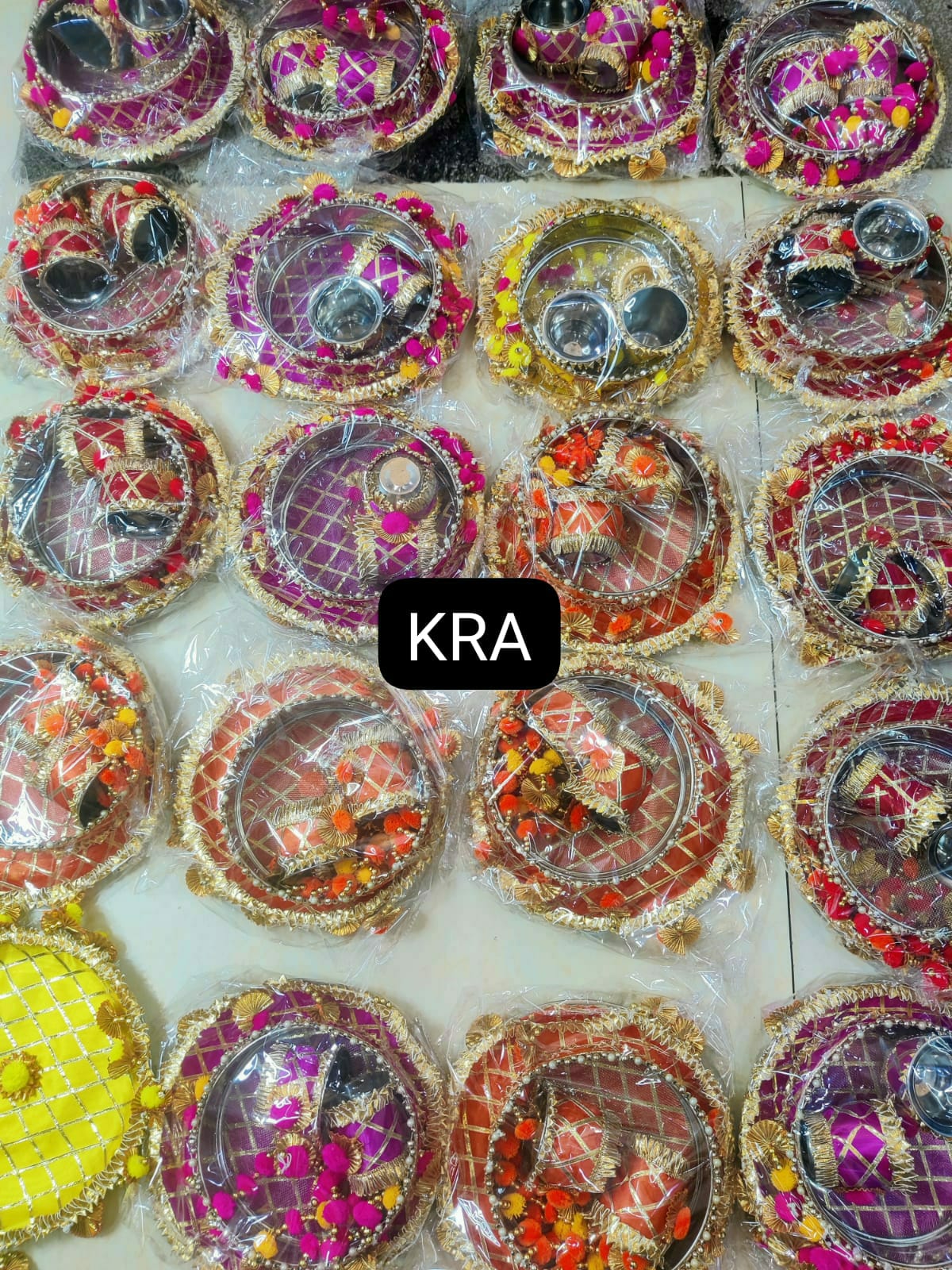 Karwachauth Pom Pom Thali Combo KRA K03