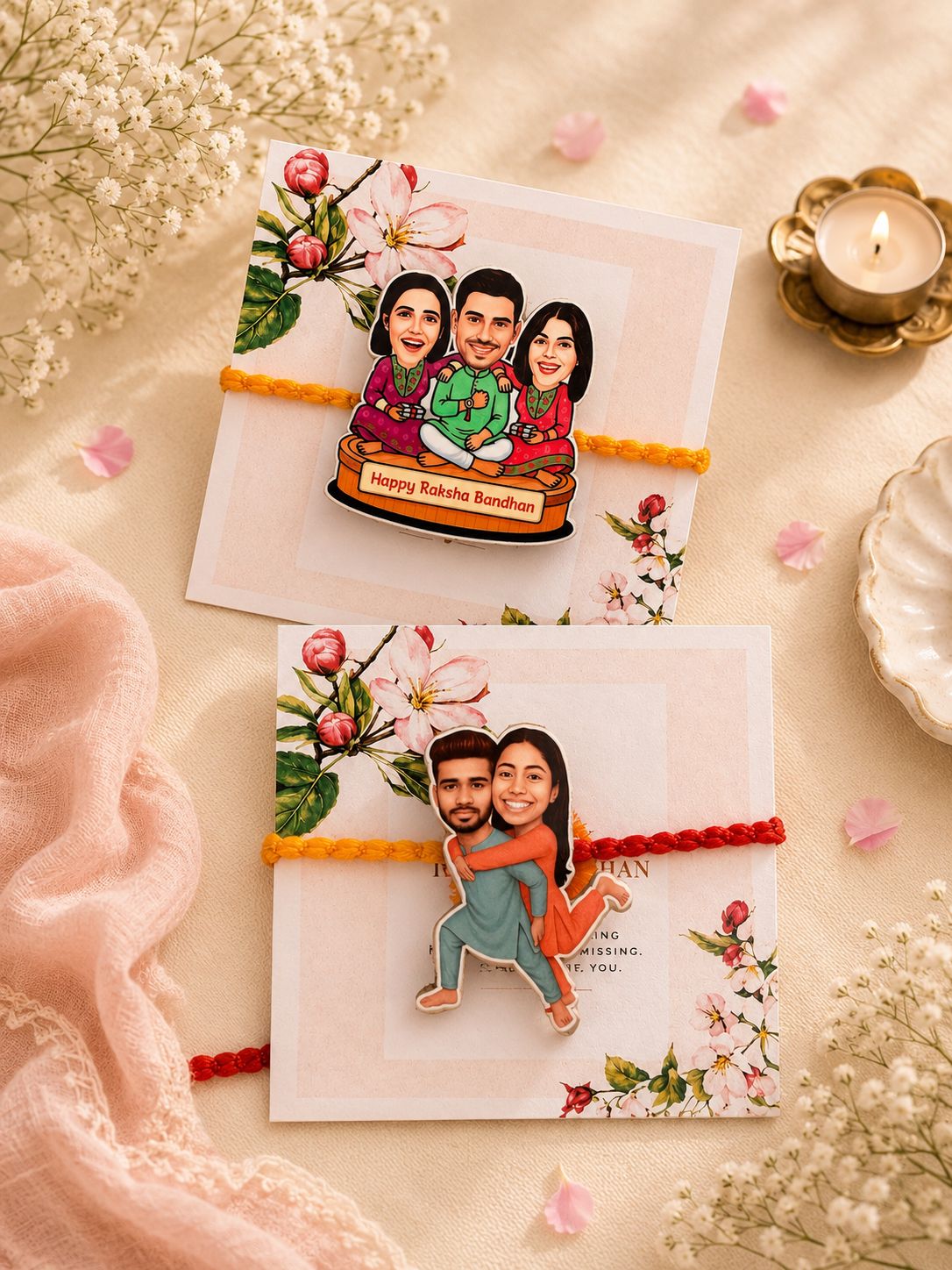 Magnetic Caricature Rakhi