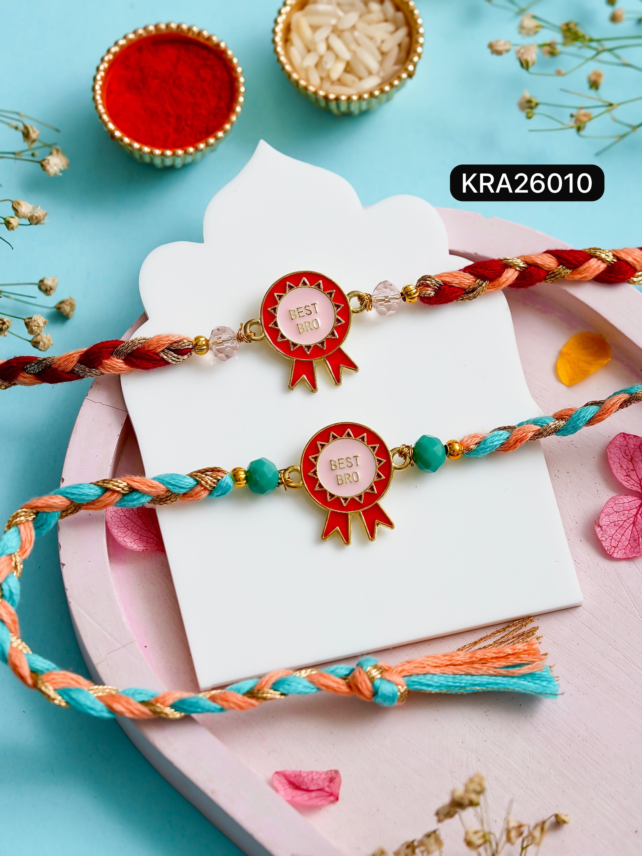 Best Bro Hand Braided Rakhi (KRA26010)