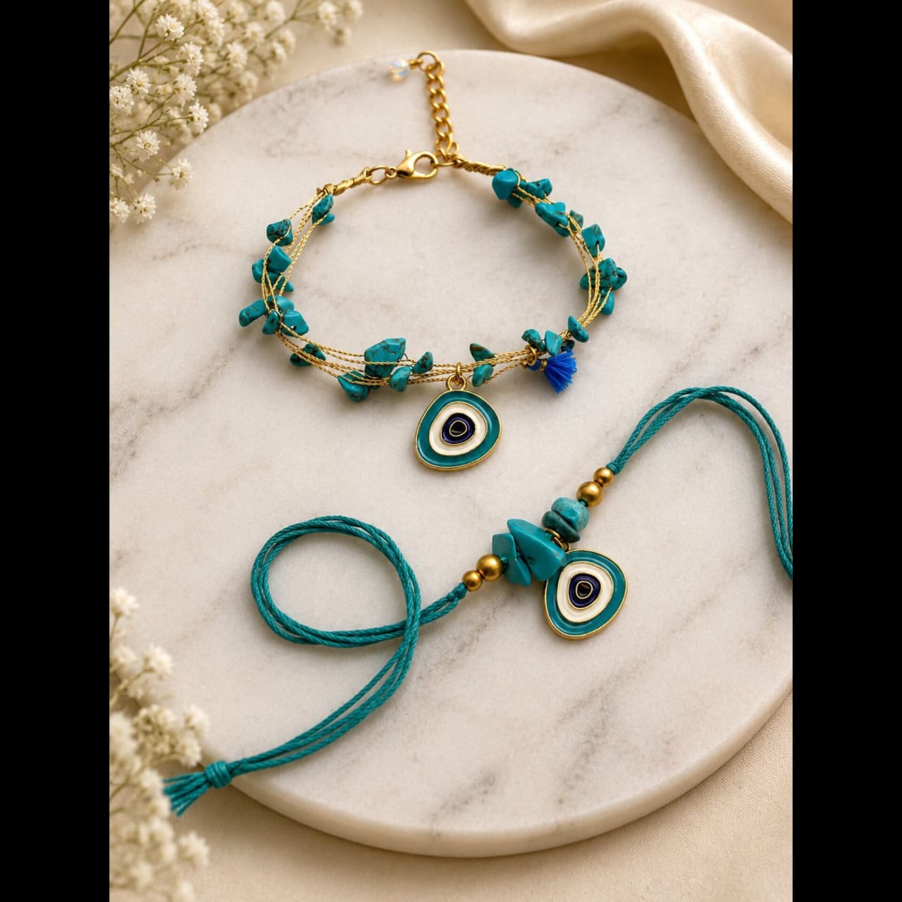 Evil Eye Bhaiya Bhabhi Rakhi Set 4.0