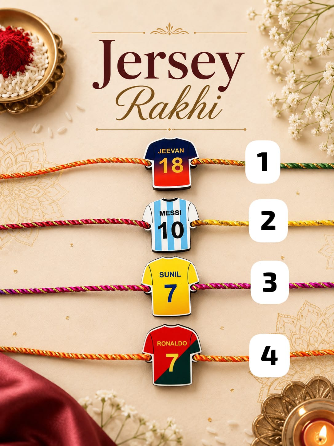 Jersey Rakhi
