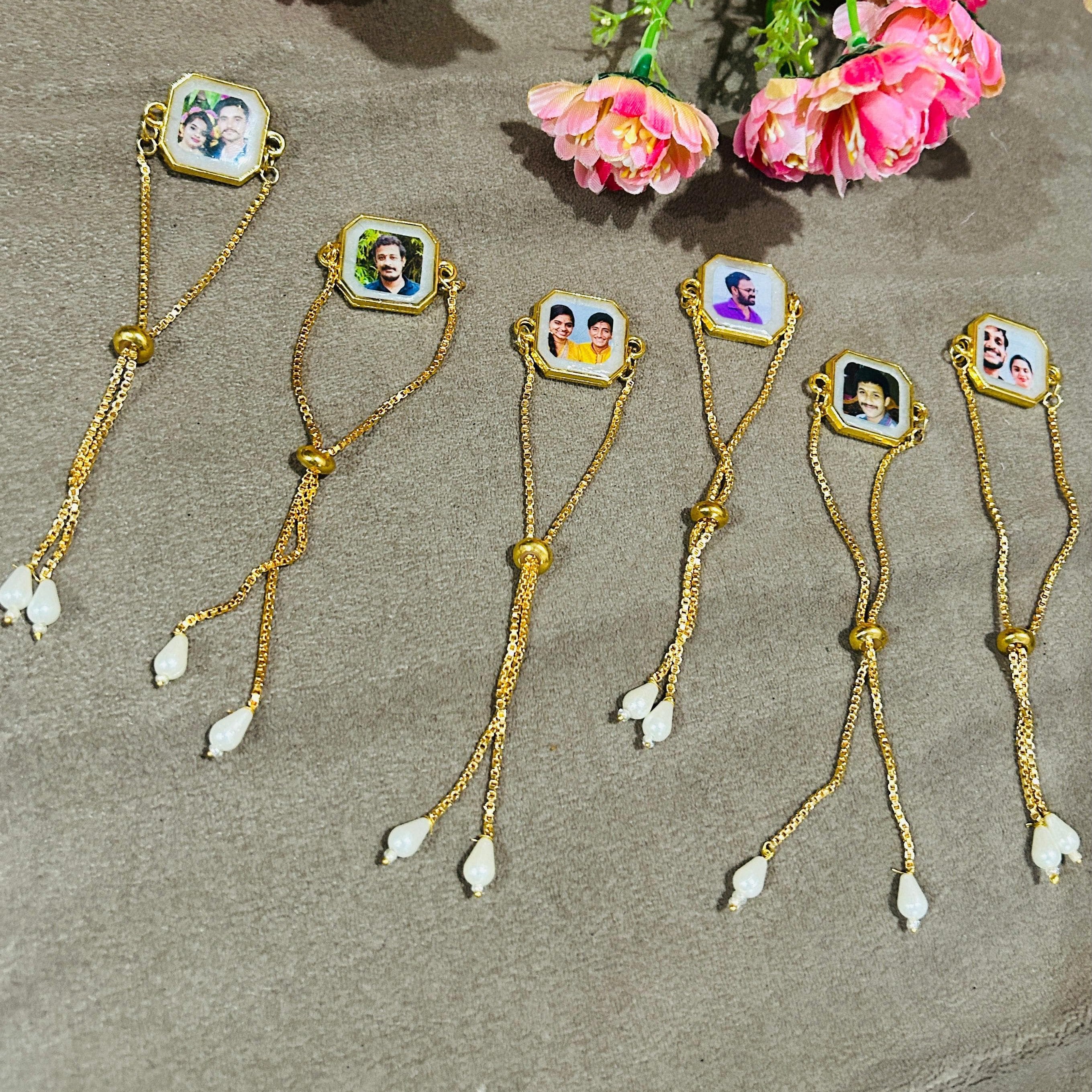 Resin Photo Frame Rakhi