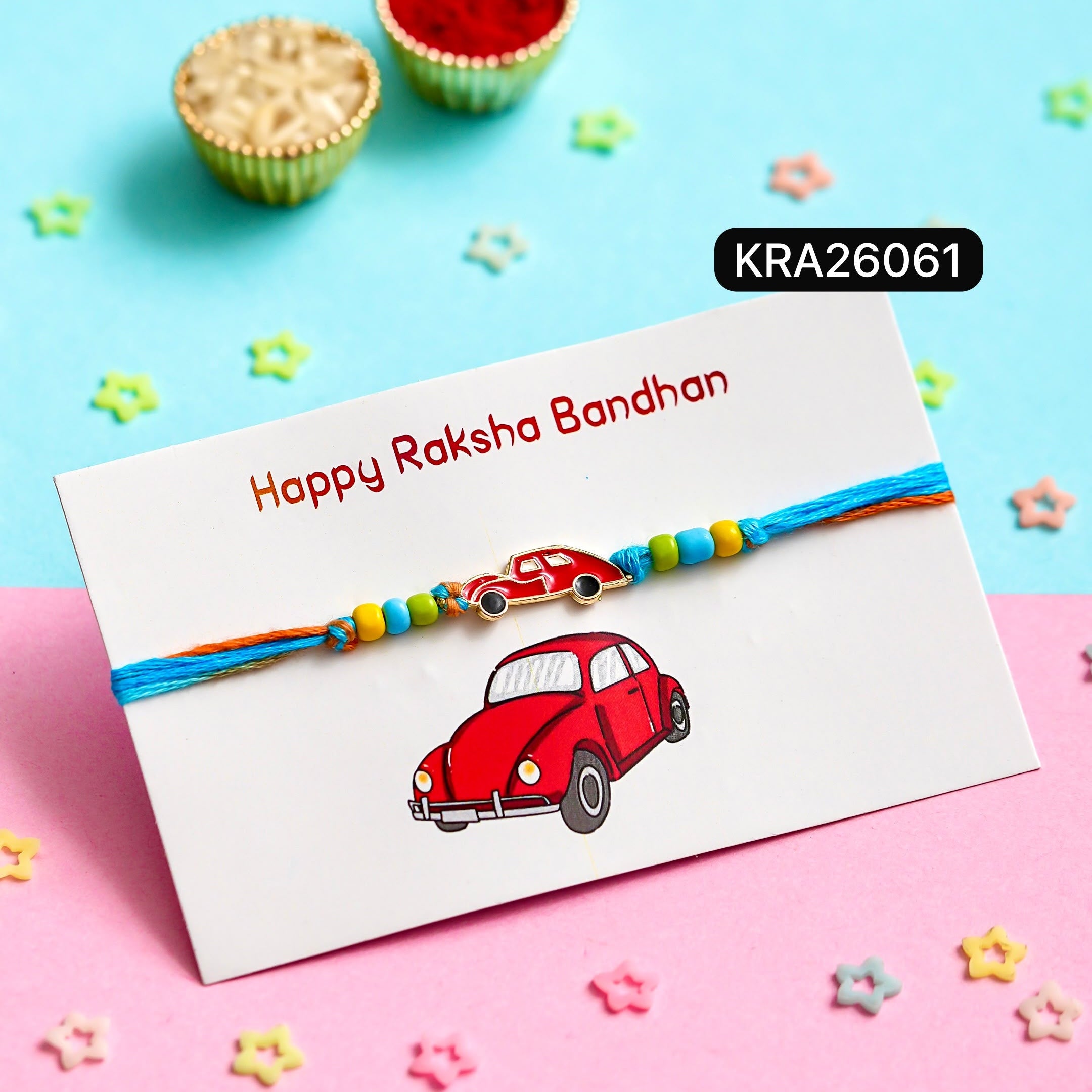 Kids Colorful Peppy Rakhi (KRA26061)