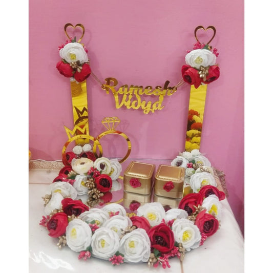 wedding items, Wedding Accessories, wedding, ring tray, ring platter, ring plate, ring ceremony, groom gift, engagement tray, engagement, earrings, dulha to be, customized platter, customised platter, bride to be, bride gift