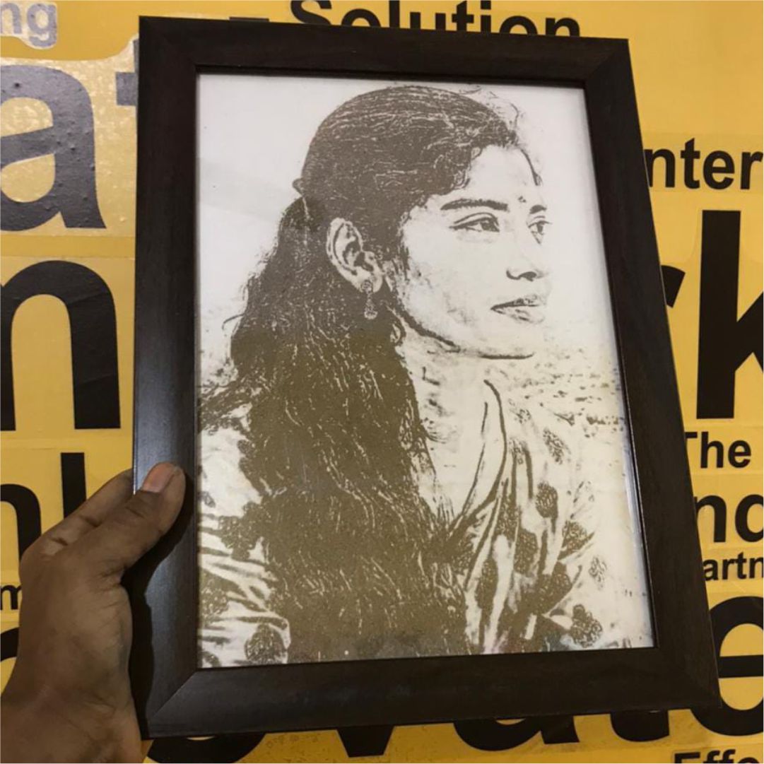 Sand Art Photo Frame