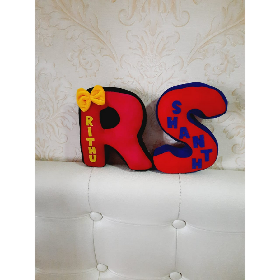Letter cushions couple combo