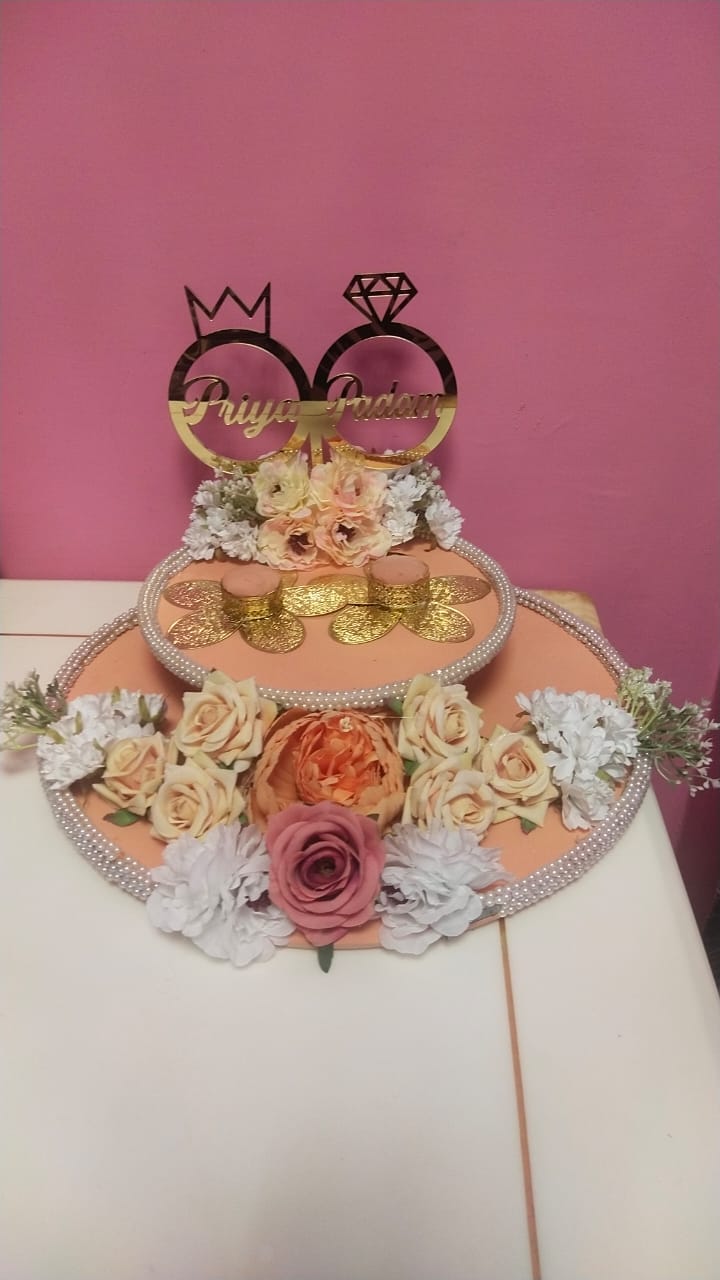 wedding items, Wedding Accessories, wedding, ring tray, ring platter, ring plate, ring ceremony, groom gift, engagement tray, engagement, earrings, dulha to be, customized platter, customised platter, bride to be, bride gift