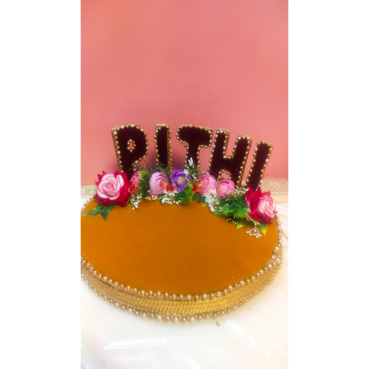 wedding items, Wedding Accessories, wedding, haldi platter, haldi, groom gift, dulha to be, customized platter, customised platter, bride to be, bride gift