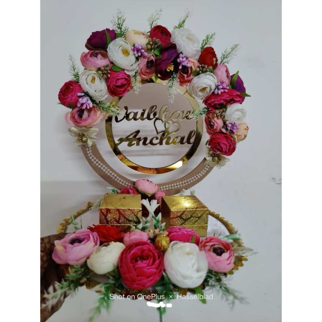 wedding items, Wedding Accessories, wedding, ring tray, ring platter, ring plate, ring ceremony, groom gift, engagement tray, engagement, earrings, dulha to be, customized platter, customised platter, bride to be, bride gift