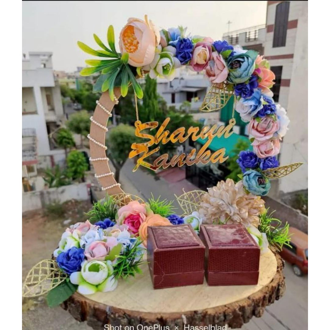wedding items, Wedding Accessories, wedding, ring tray, ring platter, ring plate, ring ceremony, groom gift, engagement tray, engagement, earrings, dulha to be, customized platter, customised platter, bride to be, bride gift
