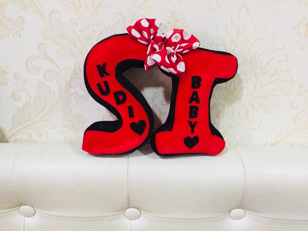 Letter cushions couple combo